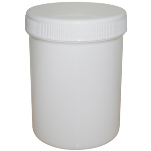 1升食品级塑料罐带盖小号密封罐油墨罐pp样品罐包装罐储存分装罐