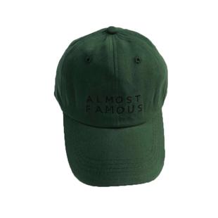 原创自制《成名在望》英文刺绣可调节棉质鸭舌帽棒球帽男女绿帽子