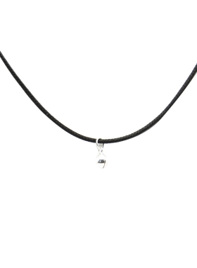 日韩简约甜美可爱清新小铃铛星星月亮银管S925纯银短项链绳锁骨链