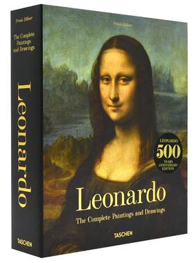 现货 莱昂纳多达芬奇绘画作品全集500周年纪念版 英文原版 Leonardo the Compete Paintings and Drawings精装大开本 塔森Taschen