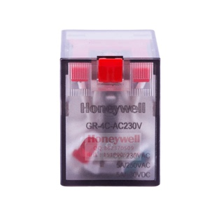 霍尼韦尔GR系列小型中间继电器220V交流24V直流8脚14脚电磁开关