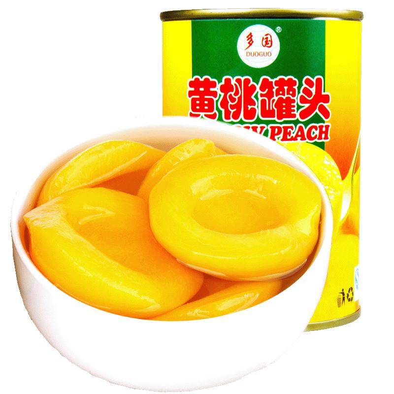 正品多国黄桃罐头食品新鲜黄桃水果罐头整箱12罐多省包邮