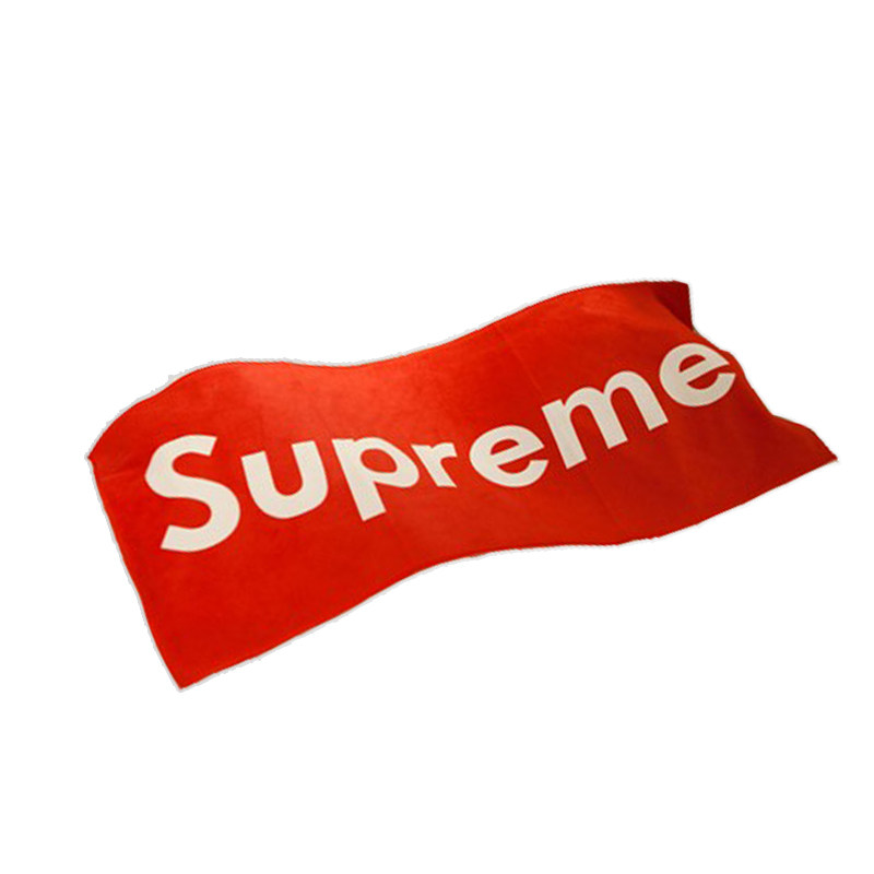 supreme潮牌毛巾跑步空调毯潮人