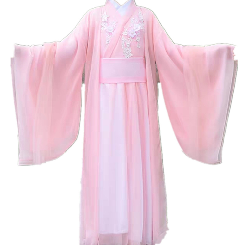 女童汉服儿童古装仙女服中国风超仙公主裙淡雅古风飘逸抖音服