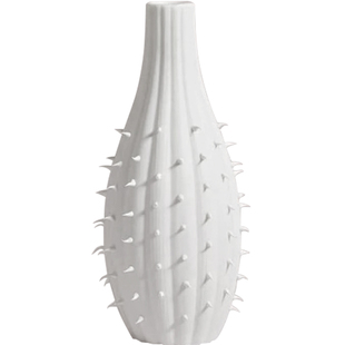 HOWstore Antibiotico Design白色仙人掌Ollio陶瓷花瓶礼物北欧