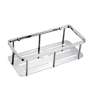 德国304不锈钢拉丝浴室置物架挂篮沐浴露网篮卫生间洗发水置物架