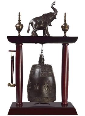 摆件仿古风钟鼎现代酒店乔迁摆件