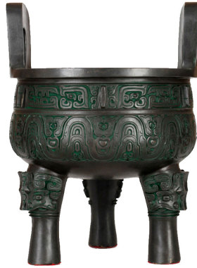 铜鼎仿古风客厅办公室开业礼品