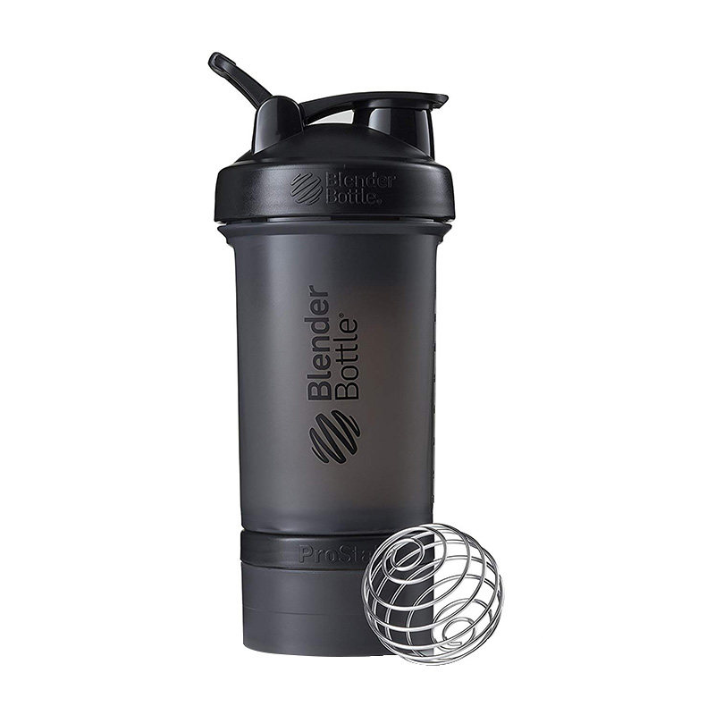 美国Blender bottle ProStak蛋白粉奶昔摇摇杯不漏有刻度药格粉槽