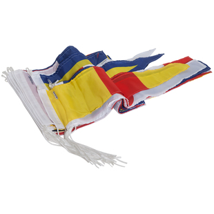 国际通语船用航海信号旗帜RU1字母数字旗航海信号旗燕尾旗试航旗