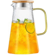 家用玻璃泡茶壶耐热高温凉白开水杯1