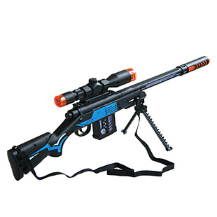 儿童玩具枪声光M24阻击枪AWM机关枪AK47电动枪玩具98K 男孩冲锋枪