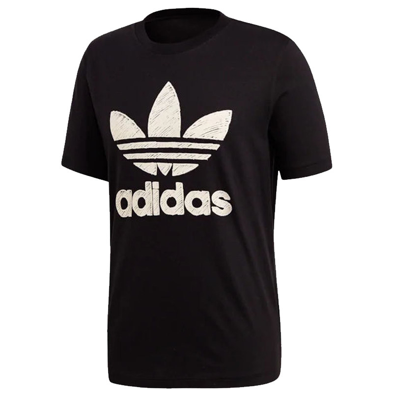 Adidas/阿迪达斯男士短袖T恤圆领半截袖纯棉透气美国直邮DH4810