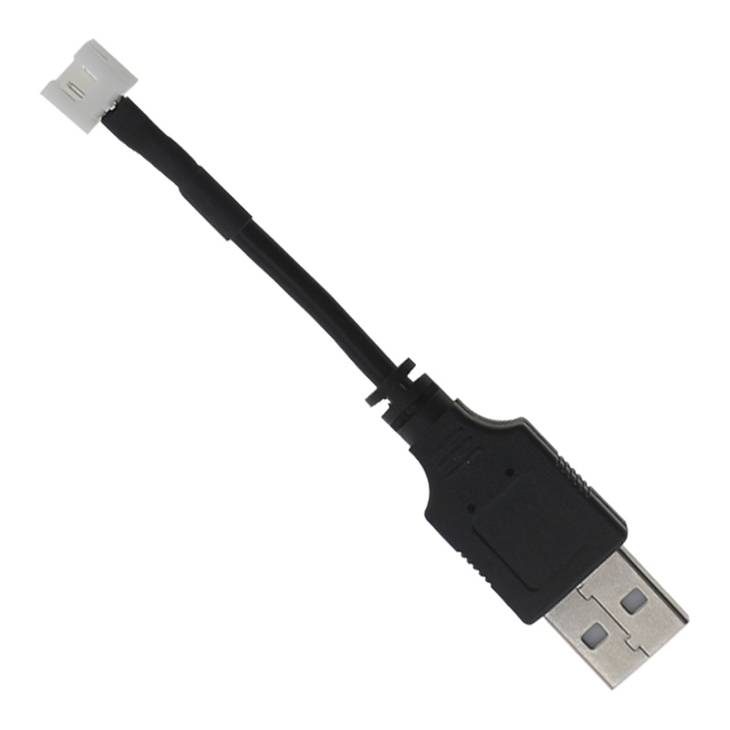 USB充电转接线microUSB安卓转换头miniUSB转type C DC XH鳄鱼夹PH