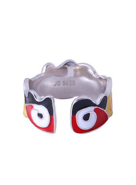 欧美风饰品珐琅彩釉戒指