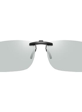 变色近视墨镜夹片式潮司机开车