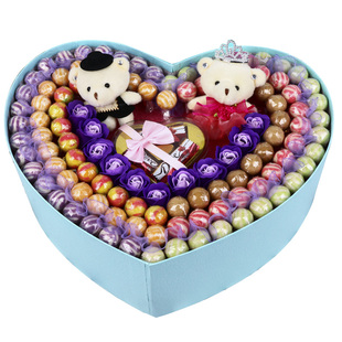 阿尔卑斯棒棒糖果荔枝味礼盒装送男女朋友新年情人节生日创意礼物