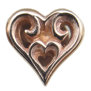 日本BWL bill wall leather银饰正品 镀玫瑰金心形花耳钉男女简约