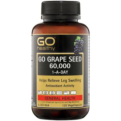 GOhealthy黑金葡萄籽胶囊花青素