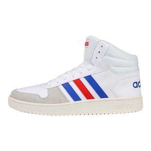 Adidas/阿迪达斯三叶草白蓝白红高帮运动休闲男女鞋F37830 EE7382