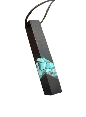 鹊踏枝树脂原创设计文艺古风吊坠