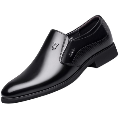 花花公子商务正装男士皮鞋