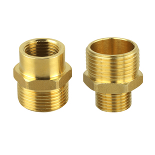 天燃气表专用转换接头煤气表然气波纹管全铜加厚M30转4分外丝变径