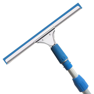 擦洗玻璃伸缩杆家用刮水器保洁专用涂水器高楼加长杆玻璃清洁工具