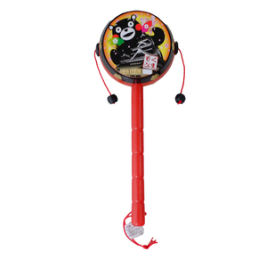 现货 日本正品 熊本熊 kumamon 婴儿幼儿 拨浪鼓 熊本部长手摇鼓