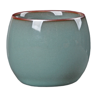 熹言陶瓷茶杯官窑杯功夫茶男士主人杯单个杯子个人专用单杯男品茗