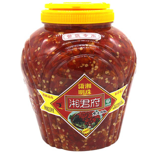 鱼头剁椒2.3kg餐饮专用实惠大包装湘君府味业青红色辣椒酱调味品