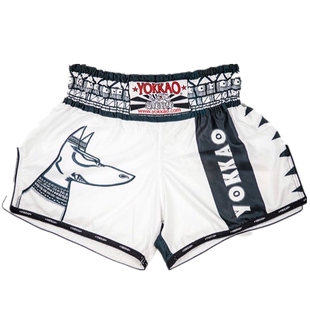 YOKKAO进口摇滚罗拉套装速干泰拳格斗搏击运动男女短裤真牛皮拳套