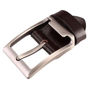 皮带扣头针扣皮带头3.8cm男士牛皮腰带针扣配件头层牛皮裤带扣