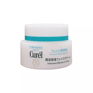 敏感肌OK！~日本Curel/珂润润浸保湿滋润面霜40g补水滋养保湿乳霜