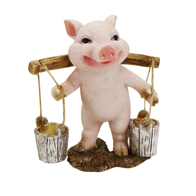 创意可爱拼博猪励志仿真猪爆款