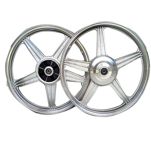 适用摩托车豪爵HJ125-2/HJ150-2A/钱江前后轮毂钢圈铝轮车圈铝轮