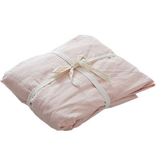 日式和风水洗棉做旧复古全棉纯棉床单被套面料布匹棉布料