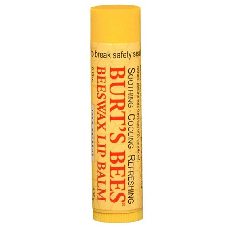 美国购Burt's Bees小蜜蜂纯天然蜂蜡润唇膏清凉薄荷滋润修护 盒装
