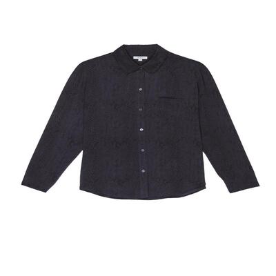 南加州r纯元印花衬衣真丝女上衣