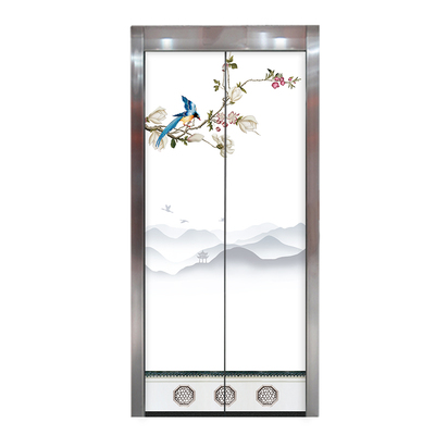 水墨素净电梯包邮古典中国风贴纸