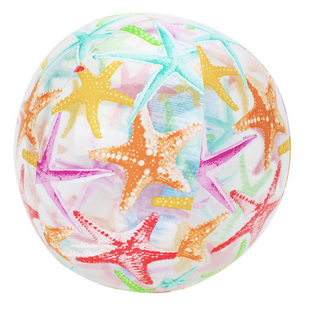 正品INTEX沙滩球儿童充气戏水球海滩大号充气球游泳玩具泳池水球