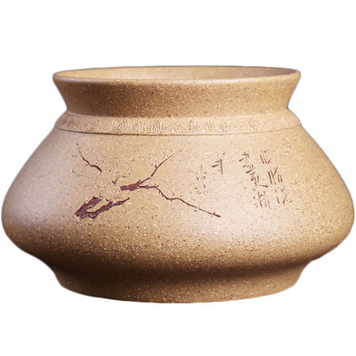 紫砂水洗老师手工刻绘功夫茶具