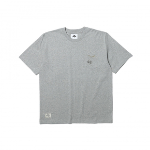 MADNESS SCORCHED FONT POCKET TEE烧毁破坏口袋短袖T恤 余文乐
