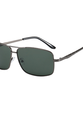 长方形太阳镜男潮司机开车专用