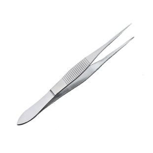 眼科镊不锈钢弯头镊子小号尖头镊10厘米韧性好耐用直头镊子美容镊