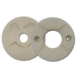 东港款商用豆浆机砂轮两孔磨浆机砂轮豆腐机砂轮片磨片150*32*65