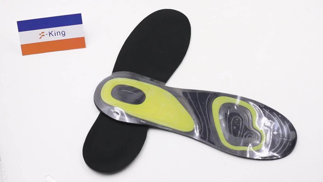 Hot Sale Antibacterial Shoe Inset,Gel Shoes Insoles Pads,Custom Shoe