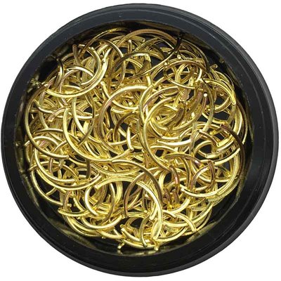 dana铆钉美甲饰品混装弯棒金属条