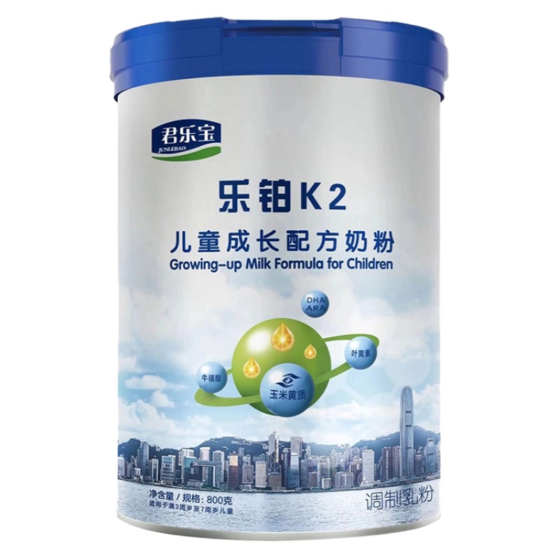 君乐宝小小鲁班牛奶粉4段罐800g