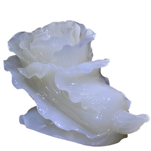 天然玉石招财白菜摆件大店铺开业礼品办公室家居客厅玄关酒柜装饰